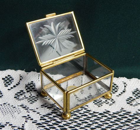 glass and metal jewelry boxes|replacement glass for jewelry box.